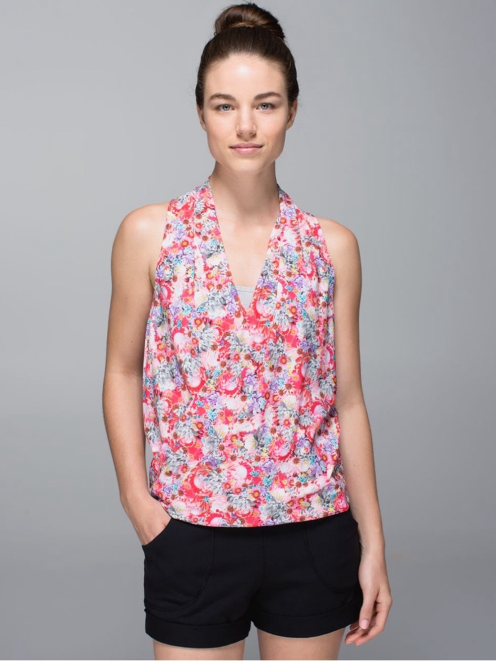 Lululemon Rollin’ With My Om’ies Tank Flowabunga Mini Floral Swift Small size 4